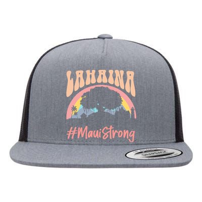 Maui Lahaina Hawaii Banyan Tree Strong Flat Bill Trucker Hat