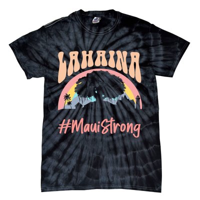 Maui Lahaina Hawaii Banyan Tree Strong Tie-Dye T-Shirt