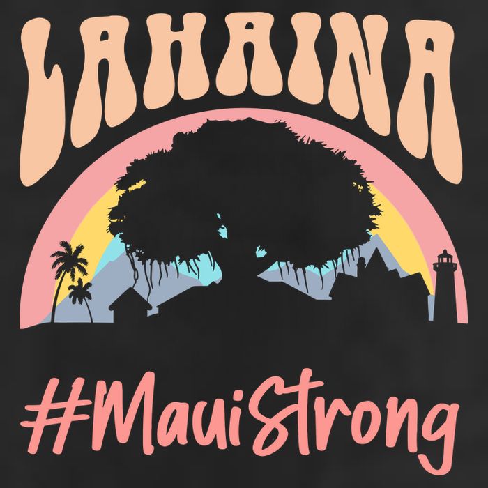 Maui Lahaina Hawaii Banyan Tree Strong Golf Towel