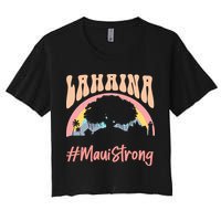 Maui Lahaina Hawaii Banyan Tree Strong Crop Top