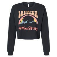 Maui Lahaina Hawaii Banyan Tree Strong Cropped Pullover Crew