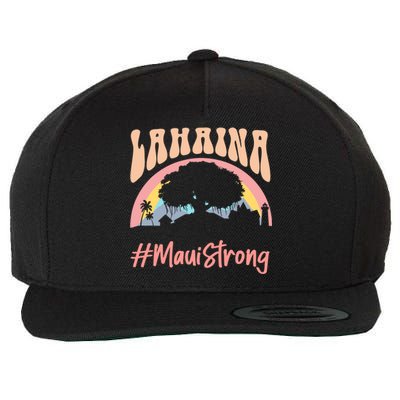 Maui Lahaina Hawaii Banyan Tree Strong Wool Snapback Cap