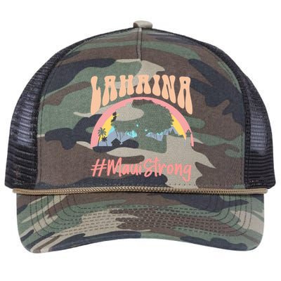 Maui Lahaina Hawaii Banyan Tree Strong Retro Rope Trucker Hat Cap