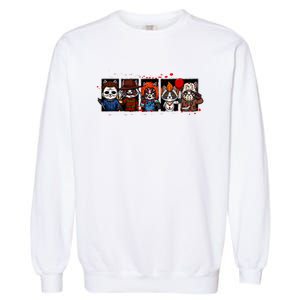 My Little Horror Crew Halloween Horror Movies Racoon Garment-Dyed Sweatshirt