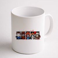 My Little Horror Crew Halloween Horror Movies Racoon Coffee Mug