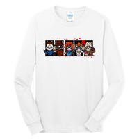 My Little Horror Crew Halloween Horror Movies Racoon Tall Long Sleeve T-Shirt