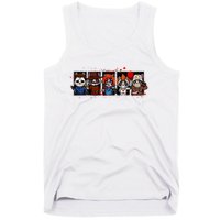 My Little Horror Crew Halloween Horror Movies Racoon Tank Top