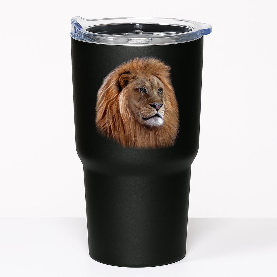Majestic Lion Head Tumbler