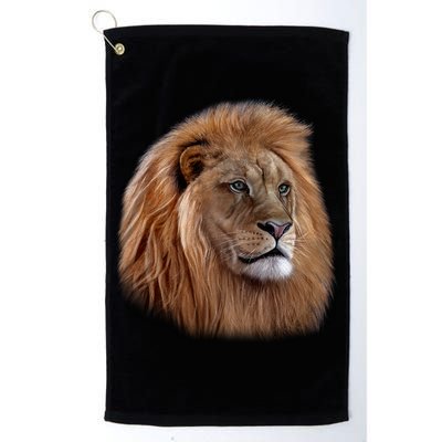 Majestic Lion Head Golf Towel