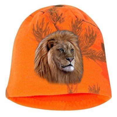 Majestic Lion Head Kati - Camo Knit Beanie