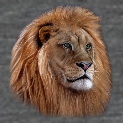 Majestic Lion Head T-Shirt