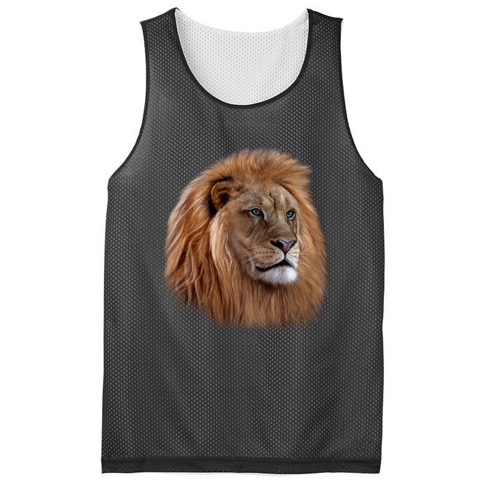 Majestic Lion Head Mesh Reversible Basketball Jersey Tank