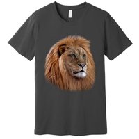 Majestic Lion Head Premium T-Shirt