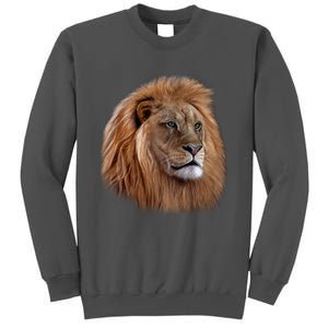 Majestic Lion Head Tall Sweatshirt