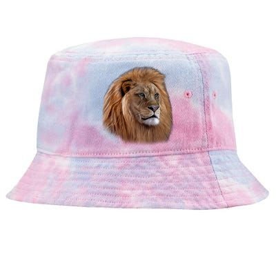 Majestic Lion Head Tie-Dyed Bucket Hat