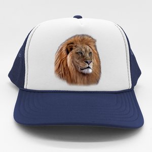 Majestic Lion Head Trucker Hat