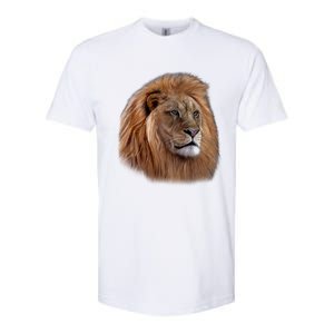 Majestic Lion Head Softstyle CVC T-Shirt