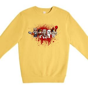 My Little Horror Crew Halloween Calico Cat Premium Crewneck Sweatshirt