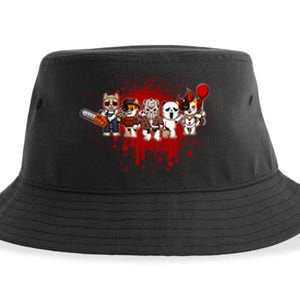 My Little Horror Crew Halloween Calico Cat Sustainable Bucket Hat