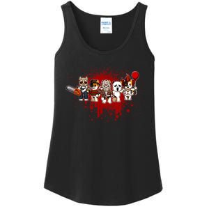 My Little Horror Crew Halloween Calico Cat Ladies Essential Tank