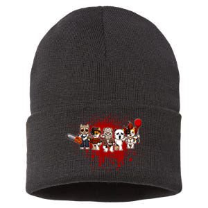 My Little Horror Crew Halloween Calico Cat Sustainable Knit Beanie