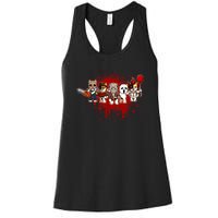 My Little Horror Crew Halloween Calico Cat Women's Racerback Tank