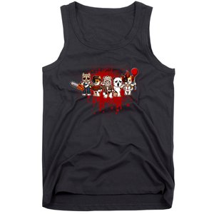 My Little Horror Crew Halloween Calico Cat Tank Top