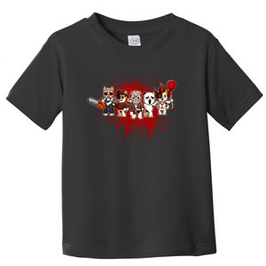 My Little Horror Crew Halloween Calico Cat Toddler T-Shirt