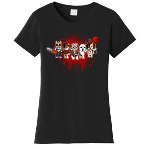 My Little Horror Crew Halloween Calico Cat Women's T-Shirt