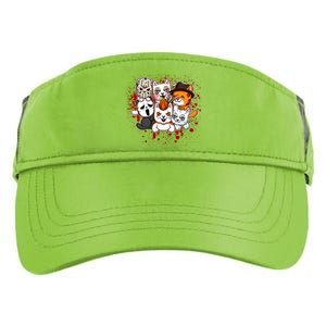 My Little Horror Crew Halloween Cats Adult Drive Performance Visor