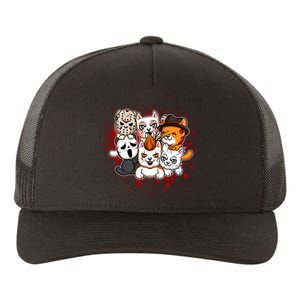 My Little Horror Crew Halloween Cats Yupoong Adult 5-Panel Trucker Hat