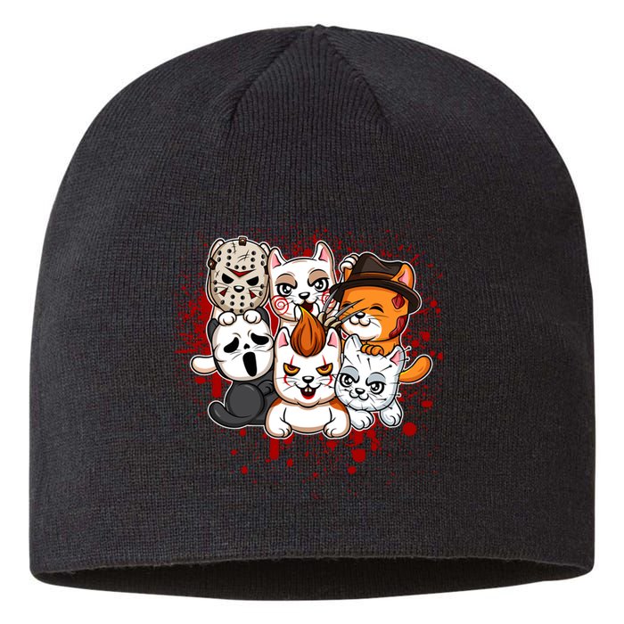 My Little Horror Crew Halloween Cats Sustainable Beanie