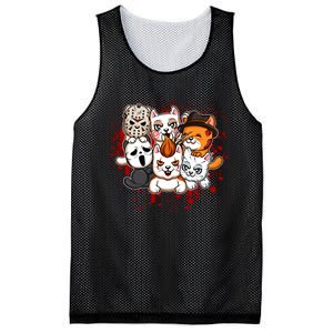 My Little Horror Crew Halloween Cats Mesh Reversible Basketball Jersey Tank