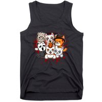 My Little Horror Crew Halloween Cats Tank Top