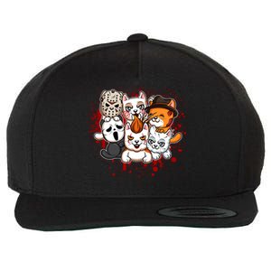 My Little Horror Crew Halloween Cats Wool Snapback Cap