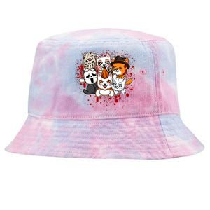 My Little Horror Crew Halloween Cats Tie-Dyed Bucket Hat