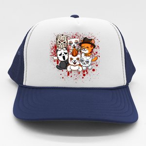 My Little Horror Crew Halloween Cats Trucker Hat