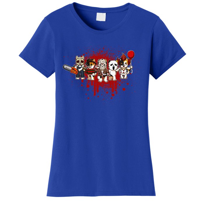 My Little Horror Crew Halloween Calico Cat Women's T-Shirt