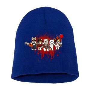 My Little Horror Crew Halloween Calico Cat Short Acrylic Beanie