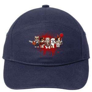 My Little Horror Crew Halloween Calico Cat 7-Panel Snapback Hat