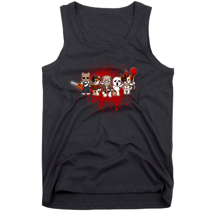 My Little Horror Crew Halloween Chicken Tank Top