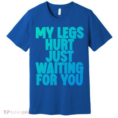 My Legs Hurt Just Waiting For You Gift Premium T-Shirt