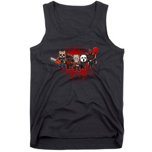 My Little Horror Crew Halloween Black Cat Tank Top