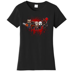 My Little Horror Crew Halloween Black Cat Women's T-Shirt