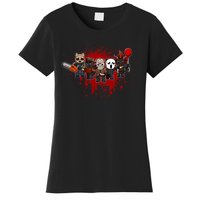 My Little Horror Crew Halloween Black Cat Women's T-Shirt