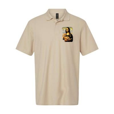 Mona Lisa Hugging Cat Polo