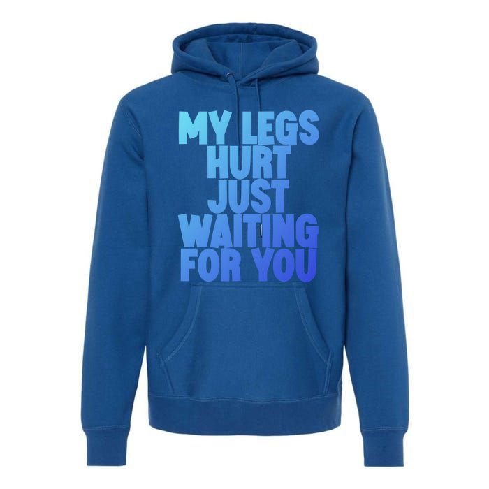 My Legs Hurt Just Waiting For You Gift Premium Hoodie