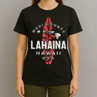 Maui Lahaina Hawaii Vintage Hawaiian Islands Surf T-Shirt