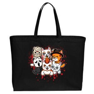 My Little Horror Crew Halloween Cats Cotton Canvas Jumbo Tote