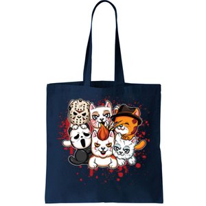 My Little Horror Crew Halloween Cats Tote Bag